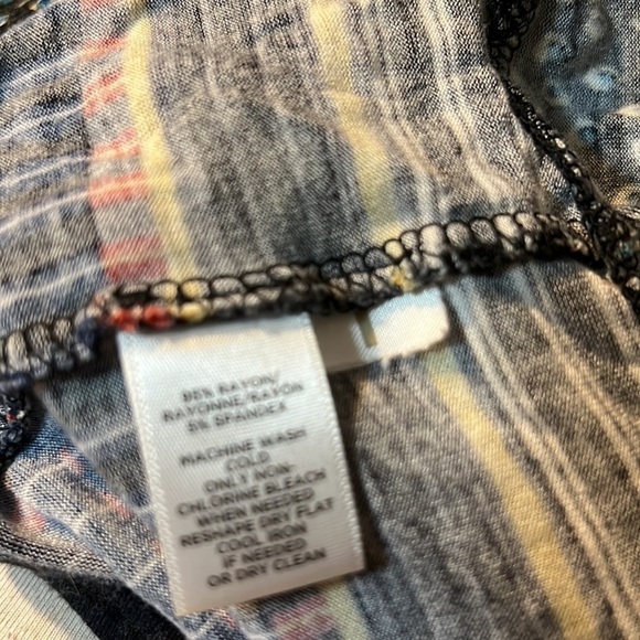 Loft Jersey Knot Dress with Smocking Size M - Picture 9 of 10